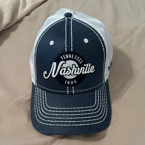 Nashville Navy and White Women's Cap
